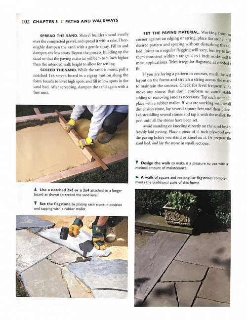Landscaping with stone