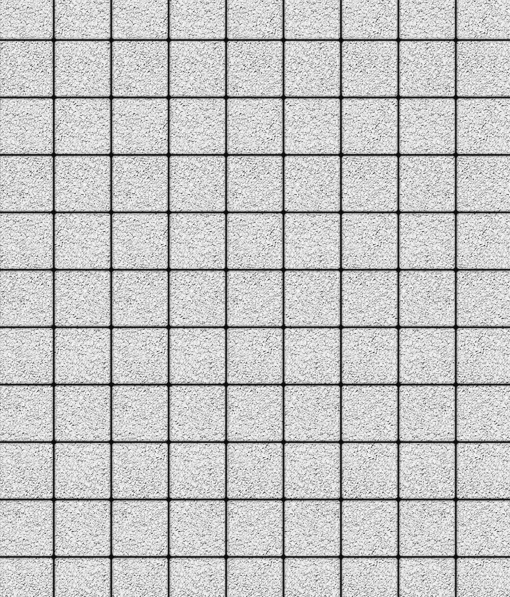 Тротуарная плитка Ла-Линия 100  ✕ 100 Гранит Белый 40