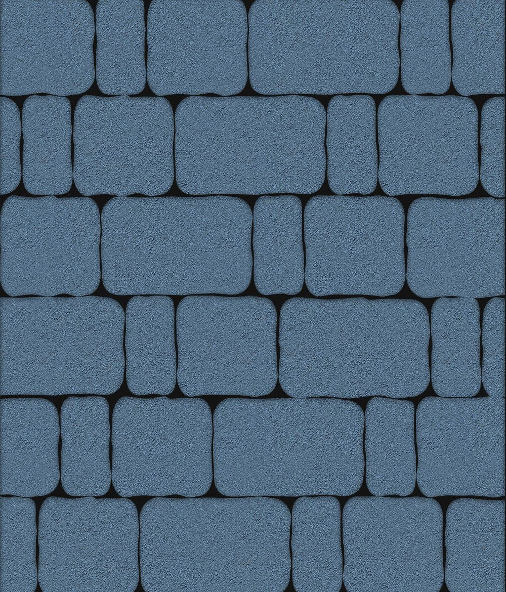 Тротуарная плитка Бержерак Стандарт Синий 60