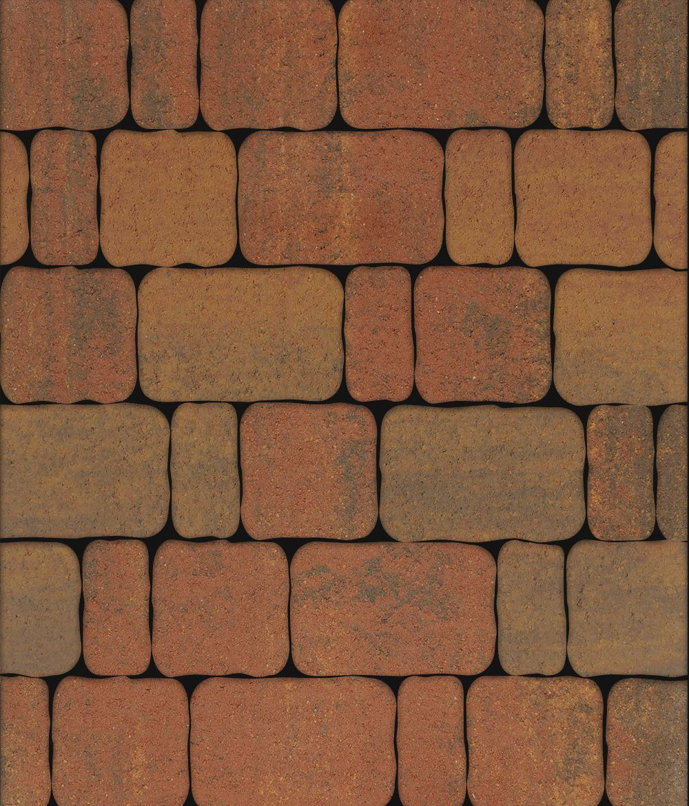 Тротуарная плитка Бержерак Листопад гладкий Арабская ночь 60