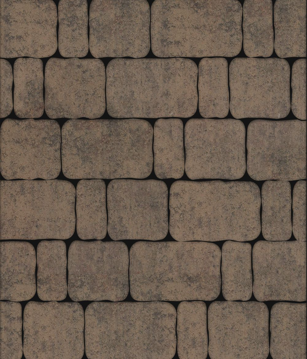 Тротуарная плитка Бержерак Листопад гладкий Шелковица 60