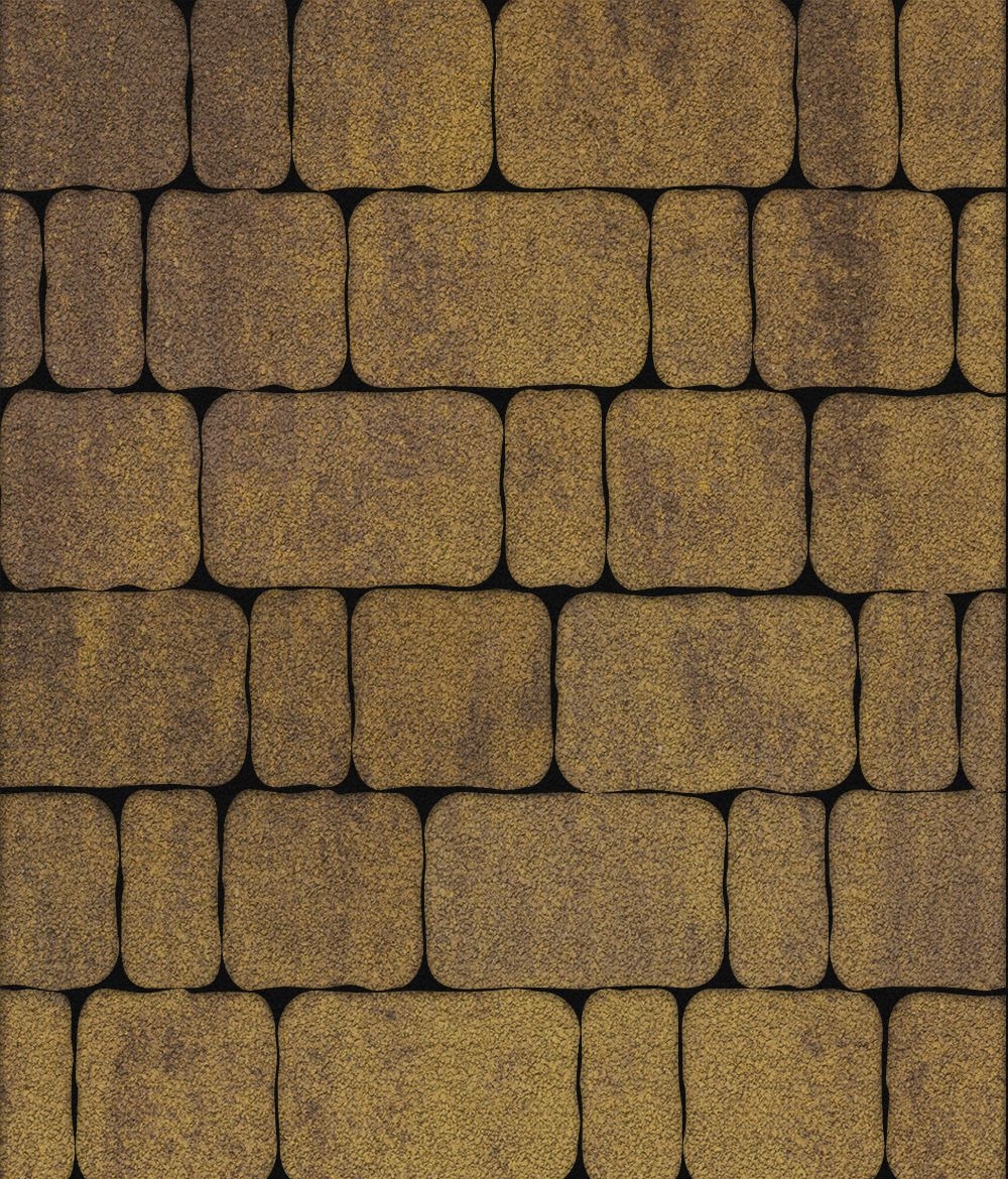 Тротуарная плитка Бержерак Листопад гранит Янтарь 60