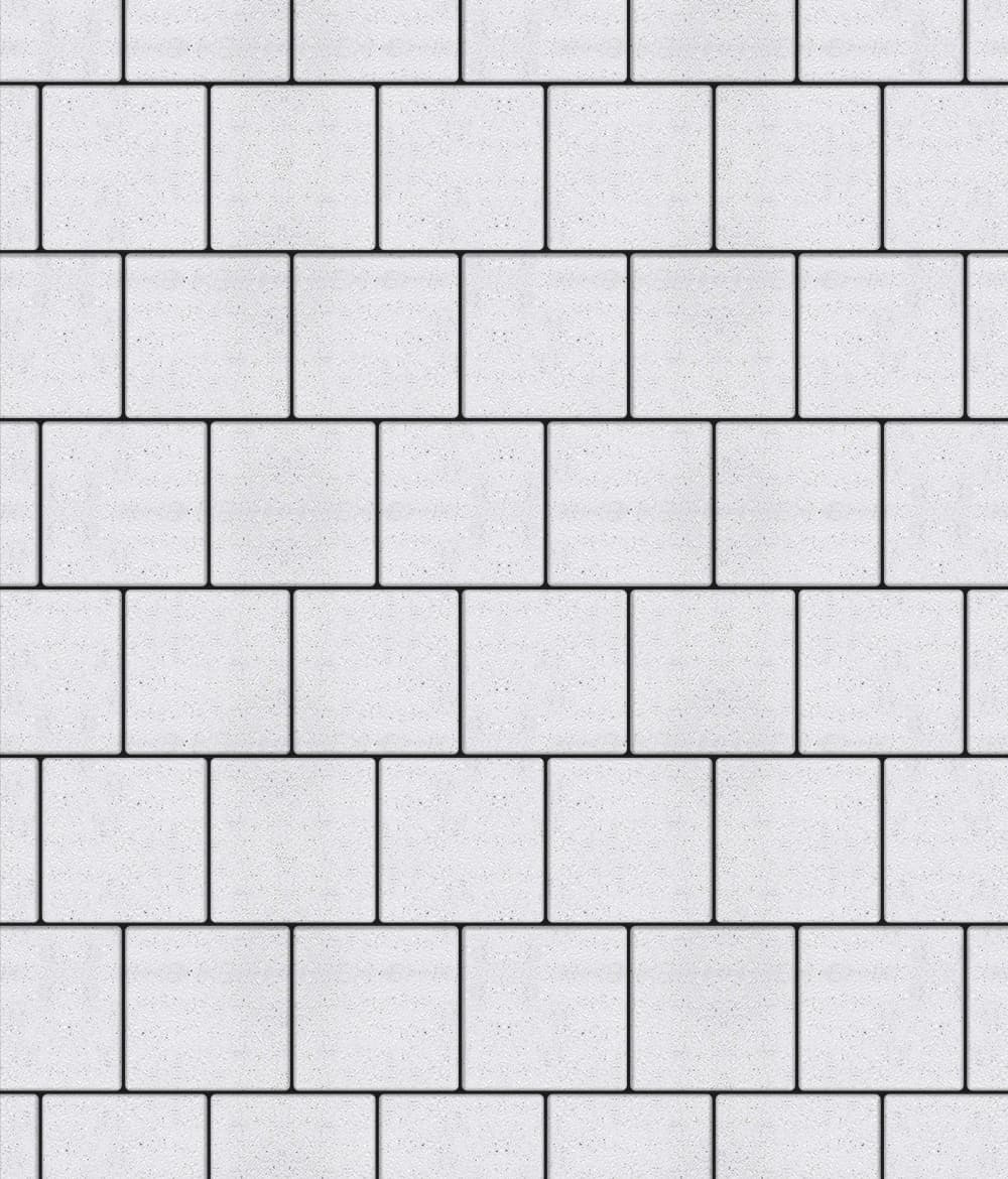 Тротуарная плитка Бельпассо 150 ✕ 150 Стоунмикс Белый 60