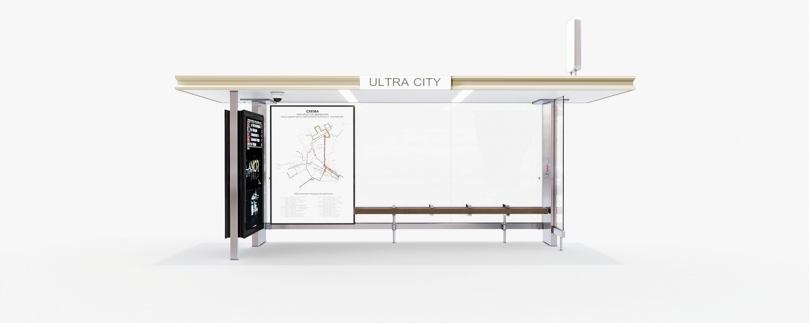 Остановочный павильон ULTRA CITY