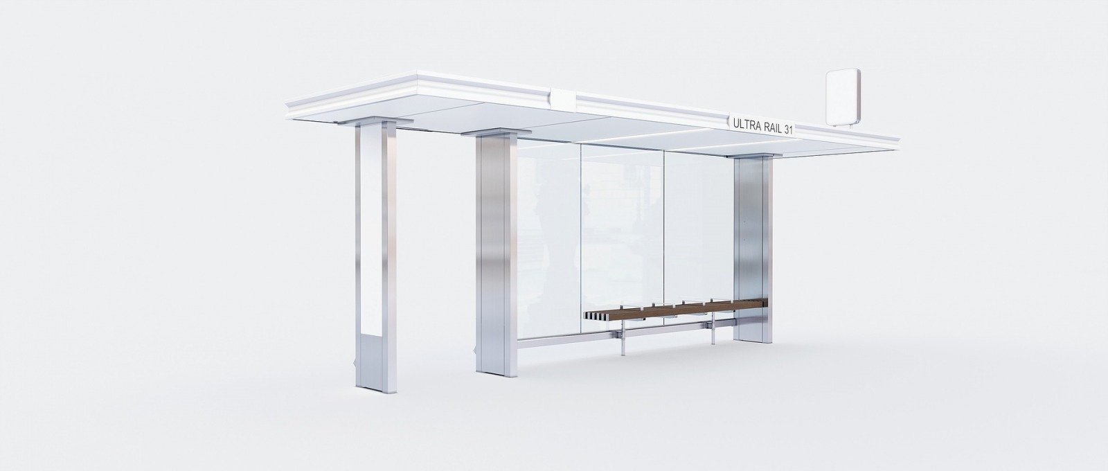 Остановочный павильон STANDART RAIL 31