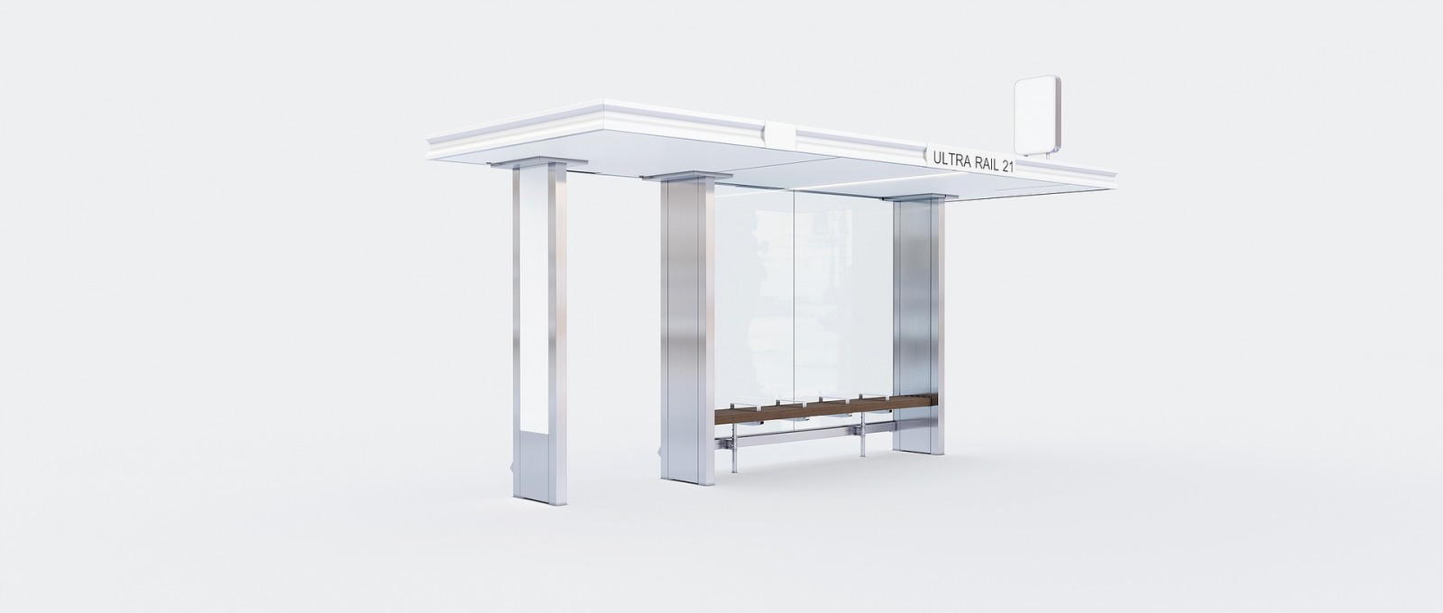 Остановочный павильон STANDART RAIL 21