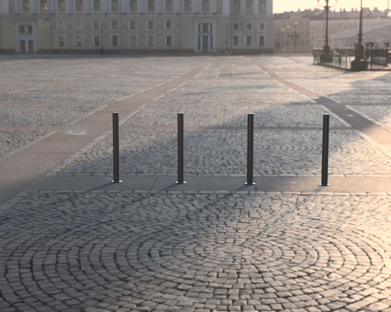 Столб ограждения Боллард Б1