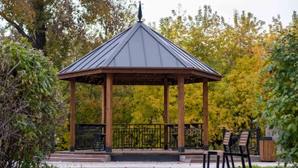 Беседка, Юдинский сад, г. Красноярск