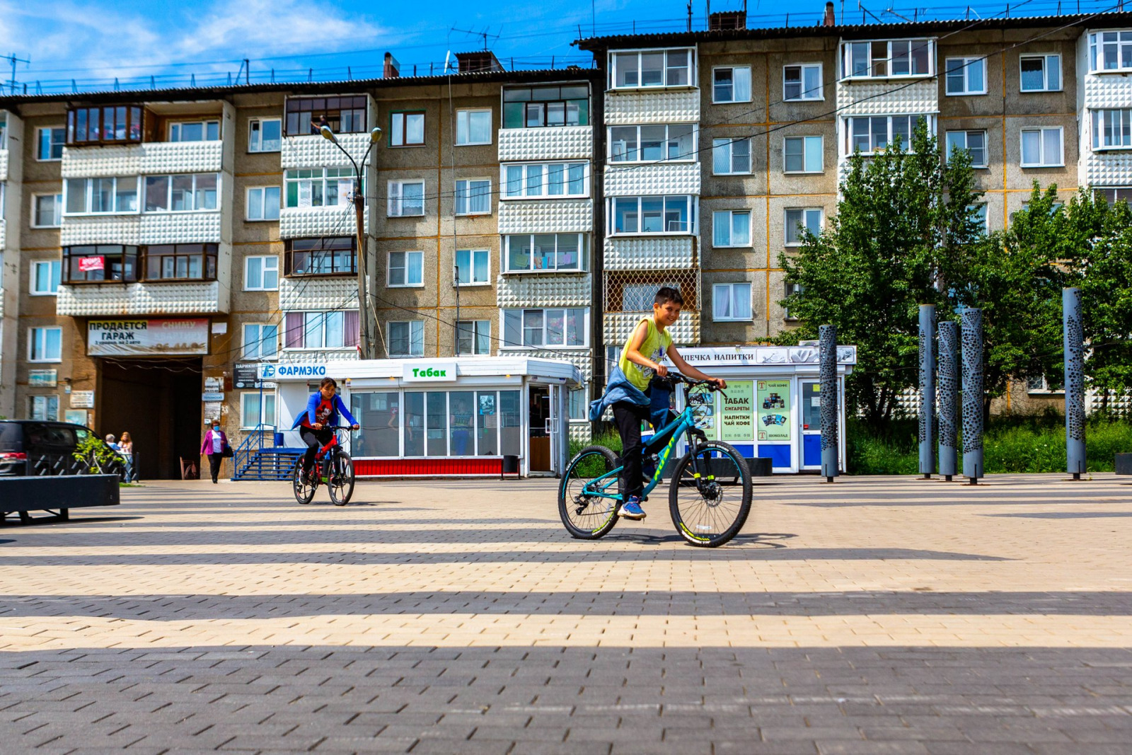Сквер в мкр. Топкинский, г. Иркутск, 2019 г.