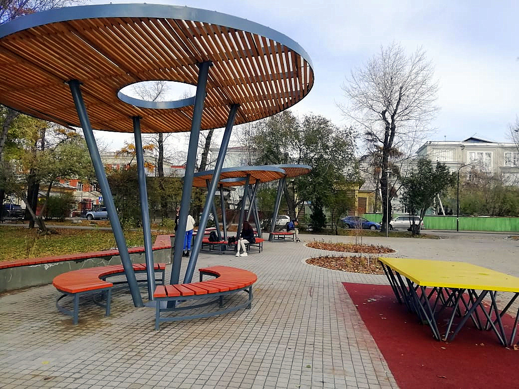 Бульвар Гагарина, г. Иркутск, 2020 г.