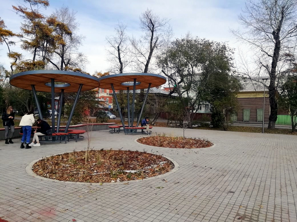 Бульвар Гагарина, г. Иркутск, 2020 г.