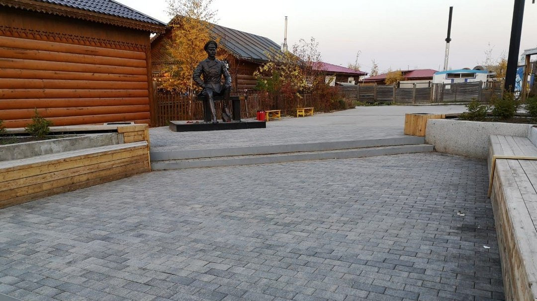 Сквер им. Степана Аржакова, Республика Саха, г. Якутск, 2019 г.