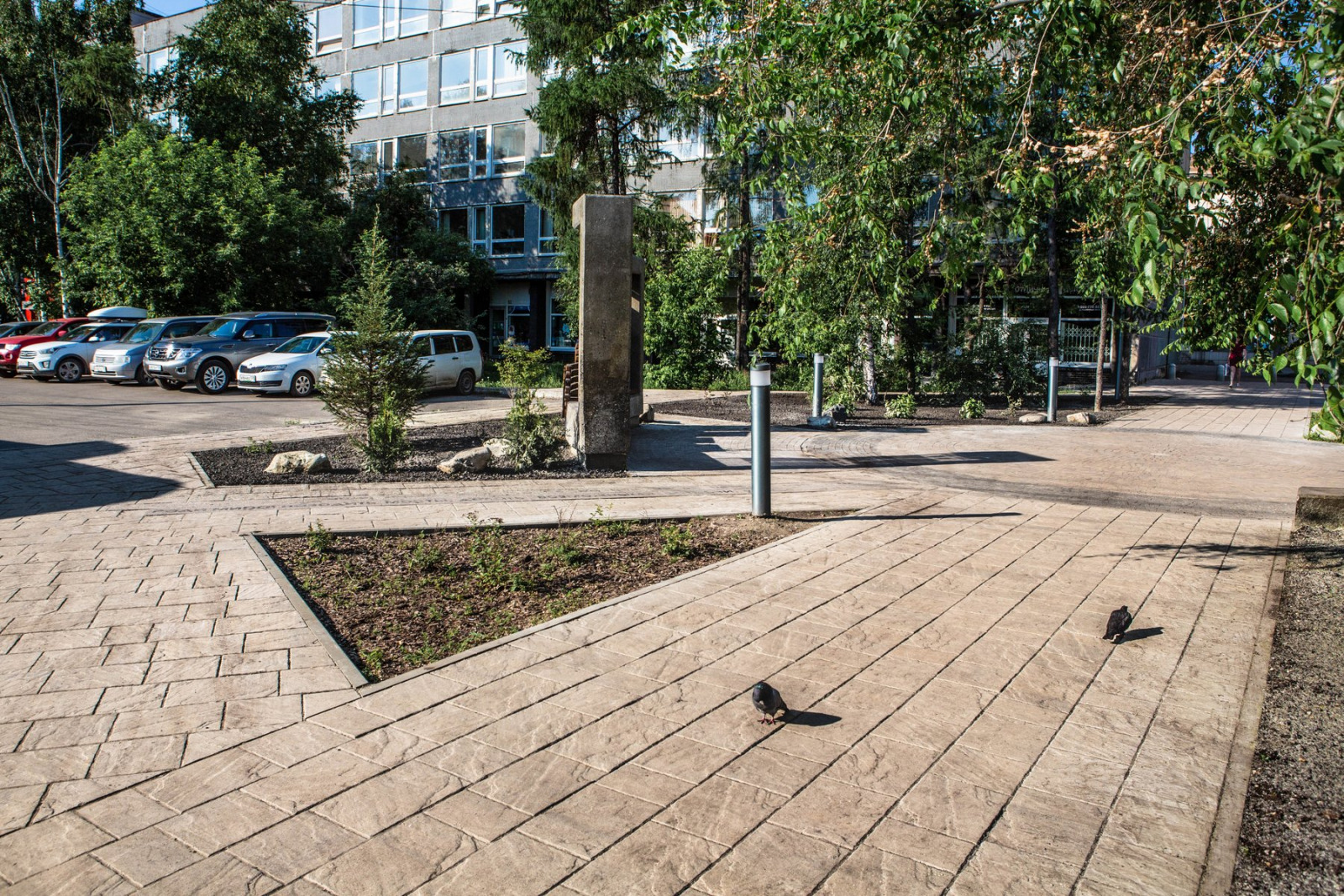 Сквер дружбы Иркутска и Пфорцхайма, г. Иркутск, 2020 г.