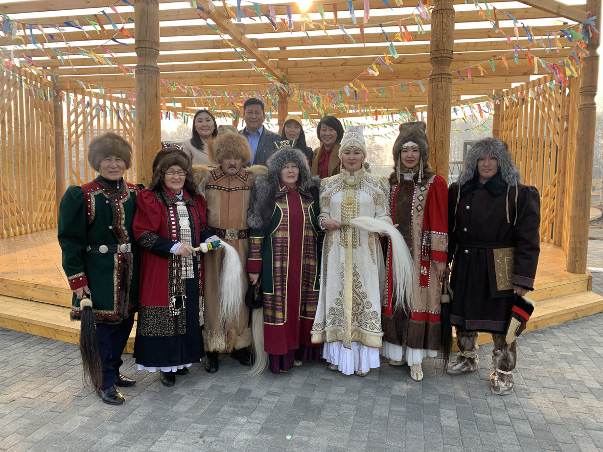 Парк культуры и отдыха имени Сергея Васильева - Борогонского, Республика Саха,  г. Нюрба, 2020 г.