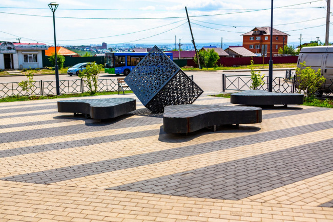 Сквер в мкр. Топкинский, г. Иркутск, 2019 г. г. Иркутск, 2019 год 