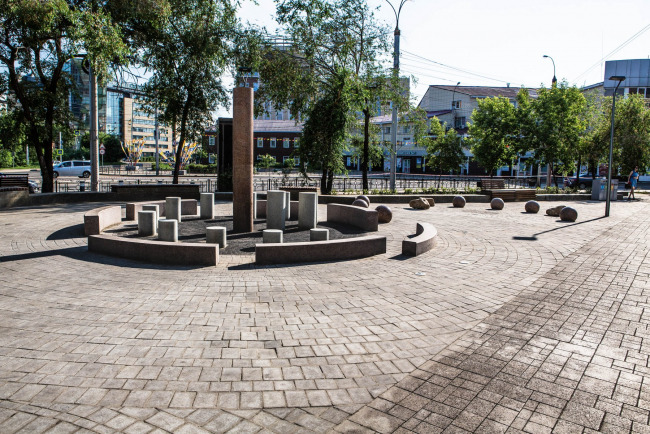 Сквер дружбы Иркутска и Пфорцхайма, г. Иркутск, 2020 г. г. Иркутск, 2020 год 