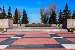 Мемориальный комплекс "Вечный огонь", г. Иркутск, 2019 г.