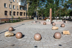 Сквер дружбы Иркутска и Пфорцхайма, г. Иркутск, 2020 г.