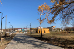 Парк культуры и отдыха имени Сергея Васильева - Борогонского, Республика Саха,  г. Нюрба, 2020 г.