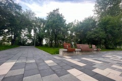 Сквер гидростроителей г. Иркутск, 2022 г.