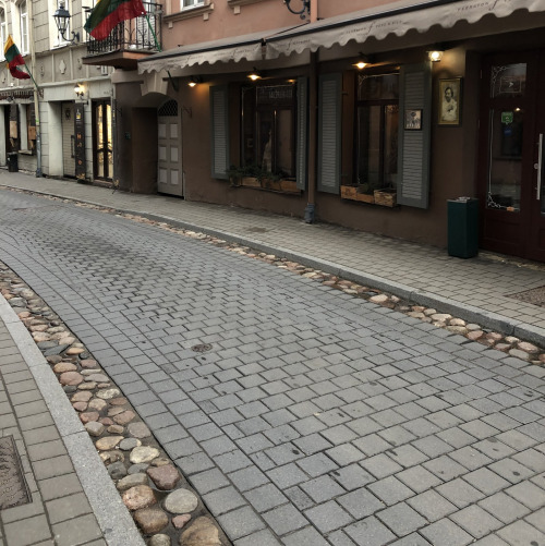 Проезжая часть, мощеная вибропрессованной плиткой