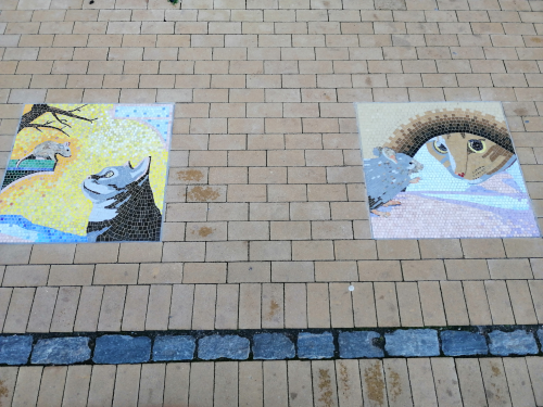 Вставки из мозаики