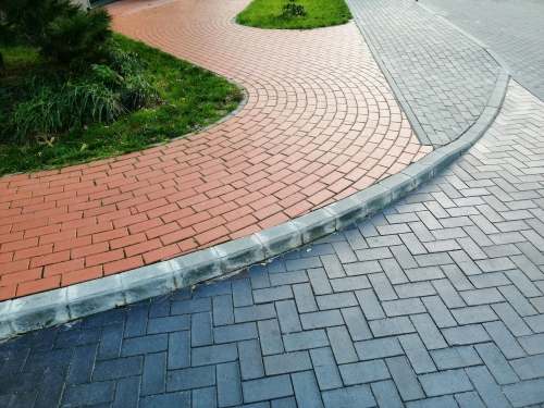 Короткие бордюры для радиусов